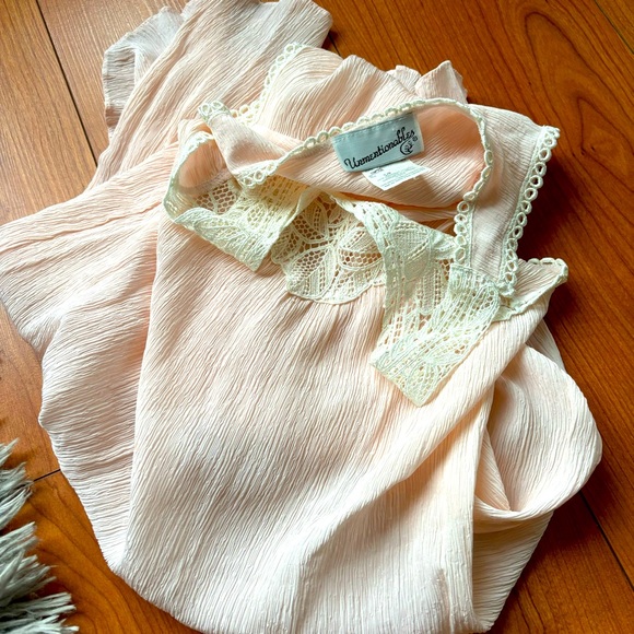 Unmentionables Vintage silk slip light pink - Picture 8 of 9